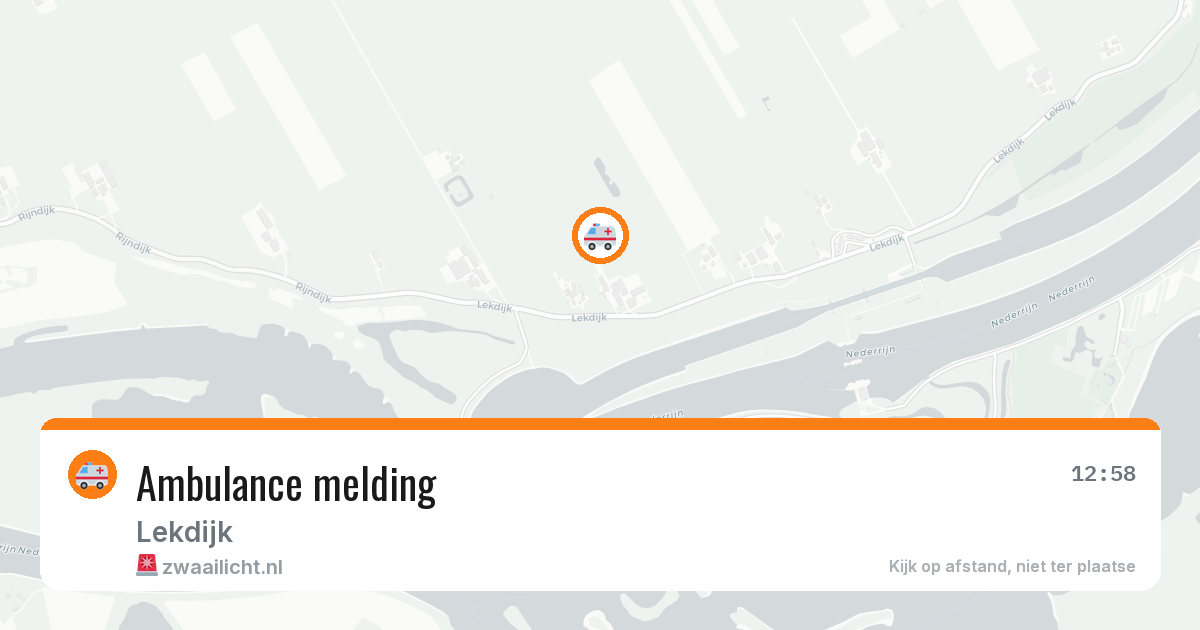 Ambulance melding — 12 jun 2026