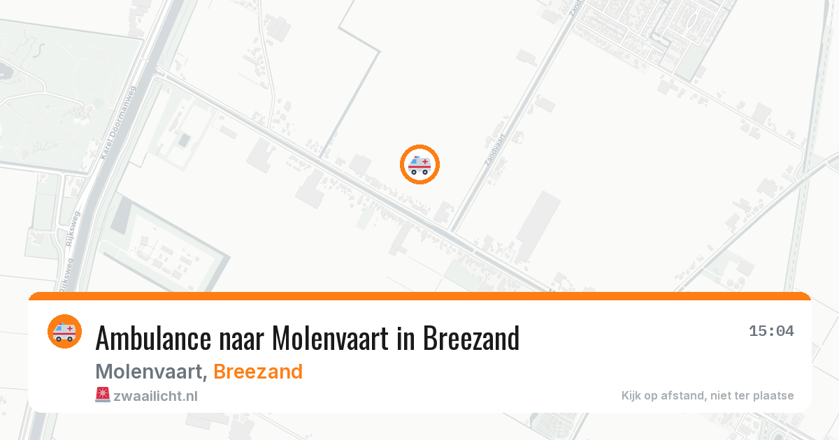 Ambulance naar Molenvaart in Breezand — 20 jul 2026