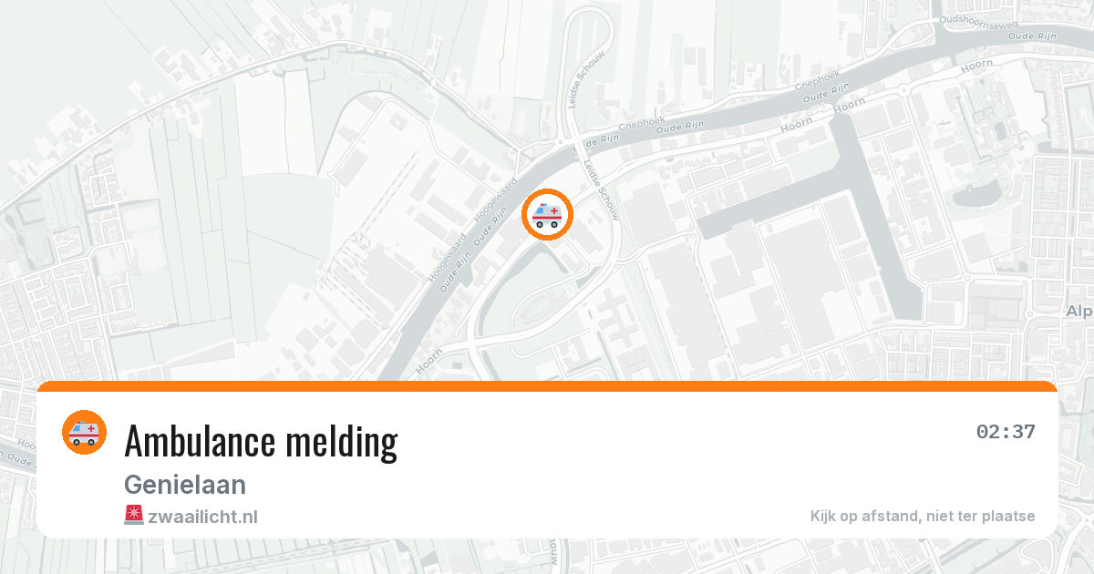 Ambulance melding — 16 jun 2026