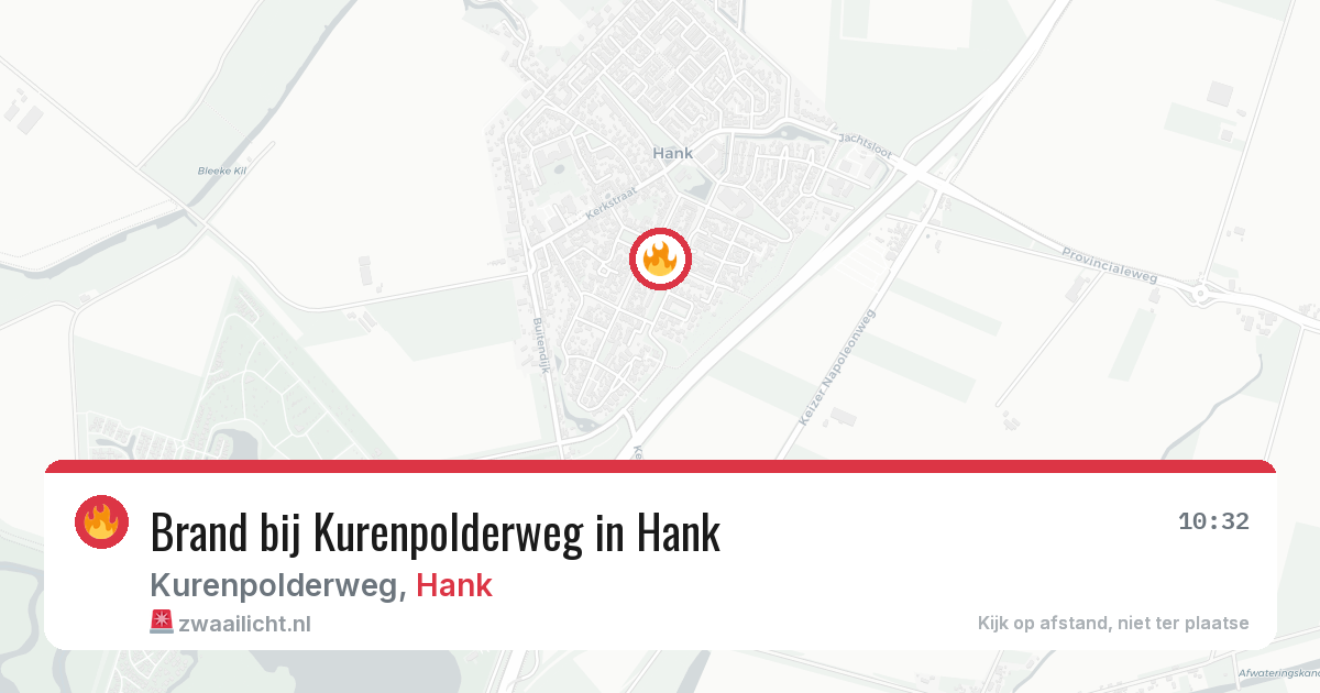 Brand bij Kurenpolderweg in Hank — 25 feb 2026