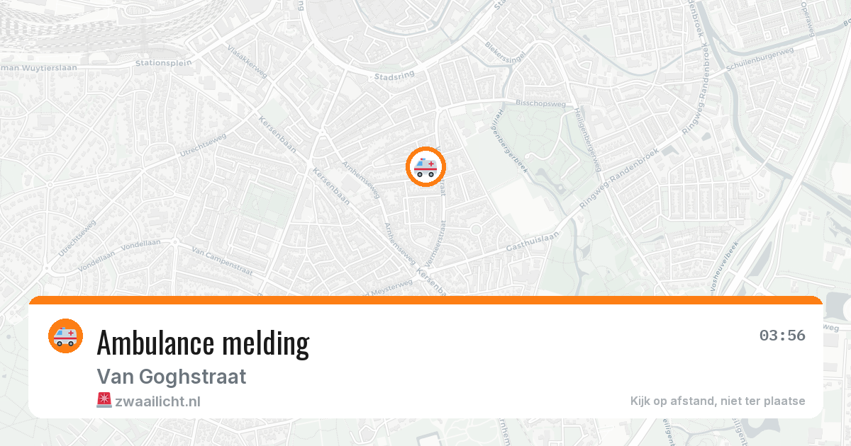 Ambulance melding — 23 jan 2026