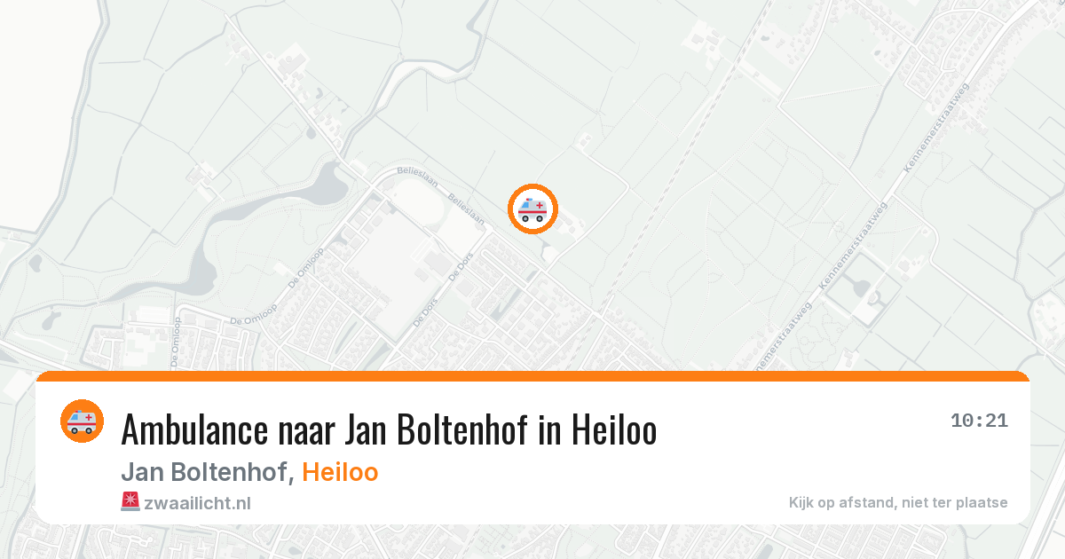 Ambulance naar Jan Boltenhof in Heiloo — 25 jun 2026