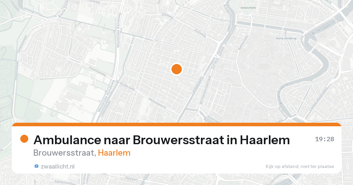 Ambulance naar Brouwersstraat in Haarlem — 21 mei 2026