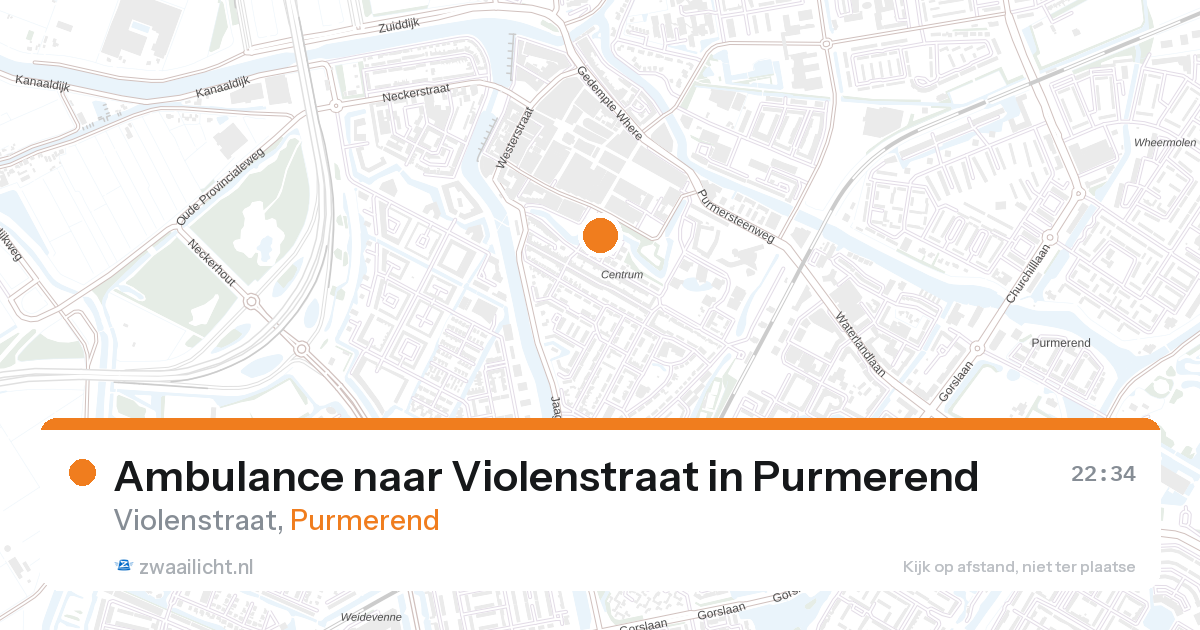 Ambulance naar Violenstraat in Purmerend — 9 jun 2026