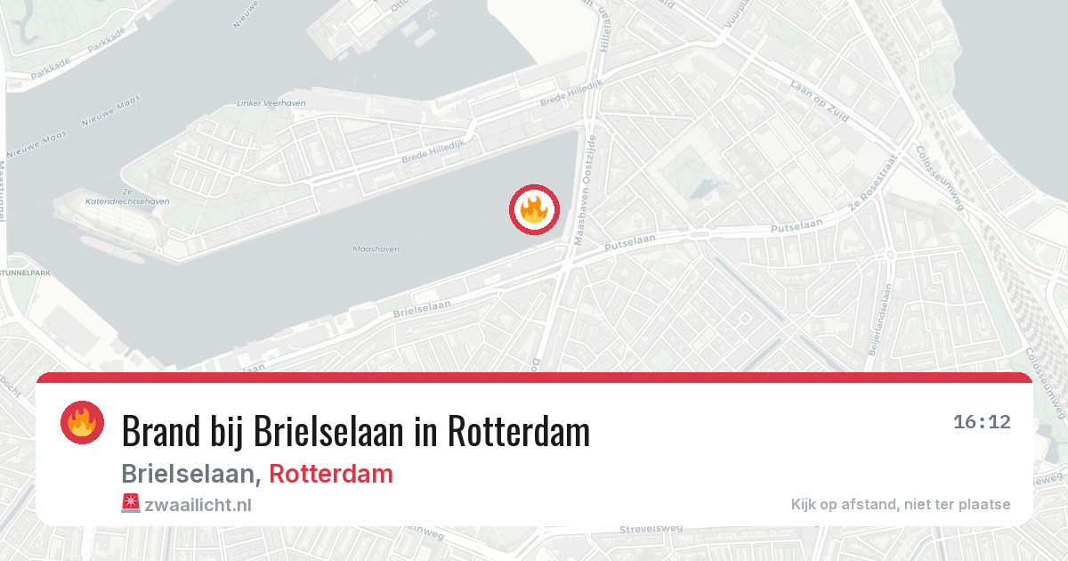 Brand bij Brielselaan in Rotterdam — 5 mei 2026