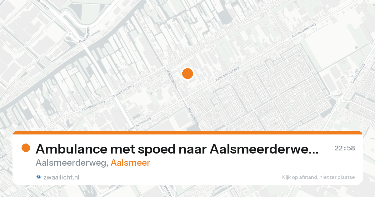 Ambulance met spoed naar Aalsmeerderweg in Aalsmeer — 7 feb 2026