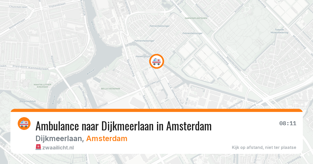 Ambulance naar Dijkmeerlaan in Amsterdam — 5 jun 2026