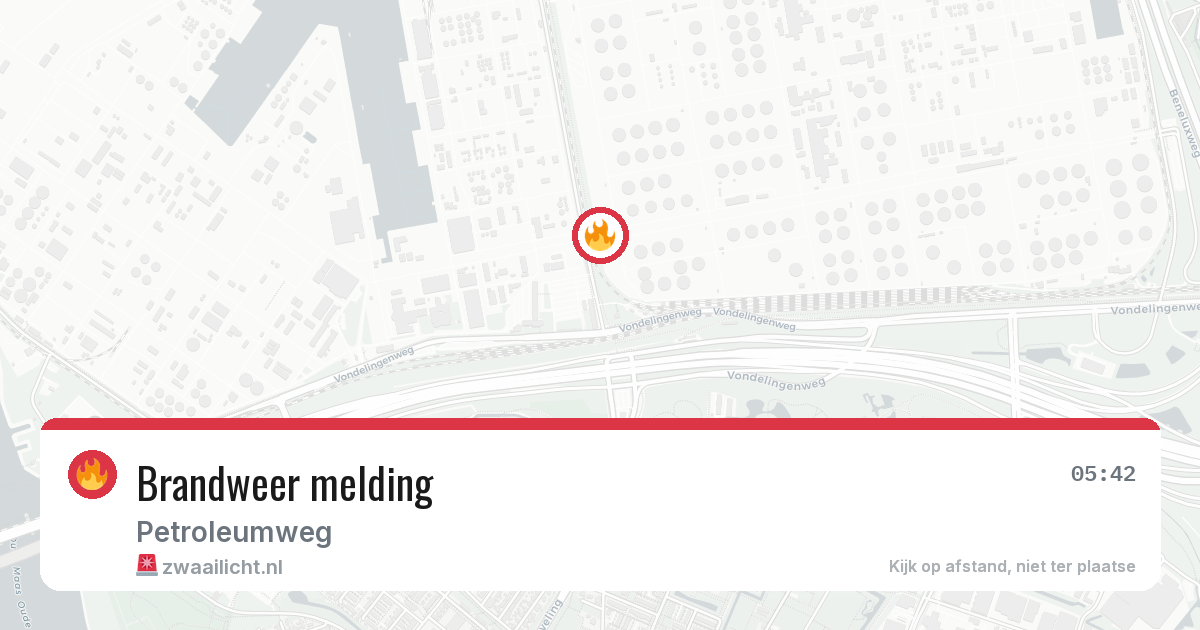 Brandweer melding — 23 mei 2026