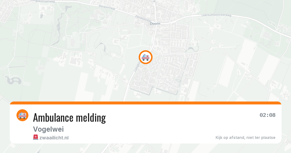 Ambulance melding — 12 feb 2026