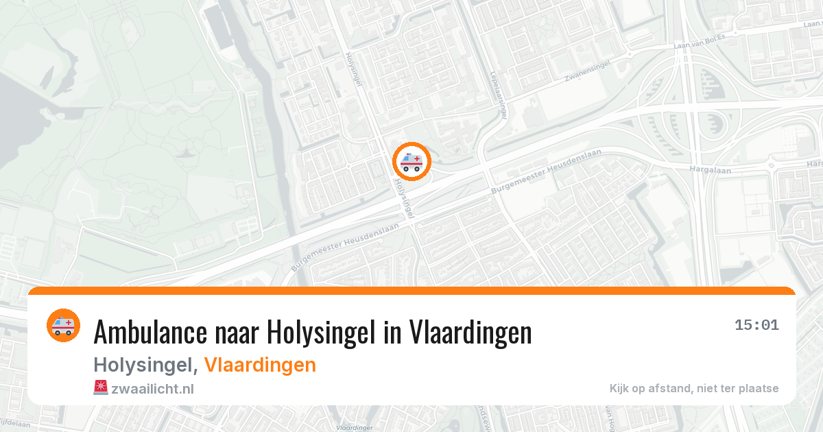 Ambulance naar Holysingel in Vlaardingen — 6 apr 2026
