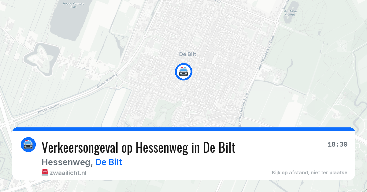 Verkeersongeval op Hessenweg in De Bilt — 4 jun 2026