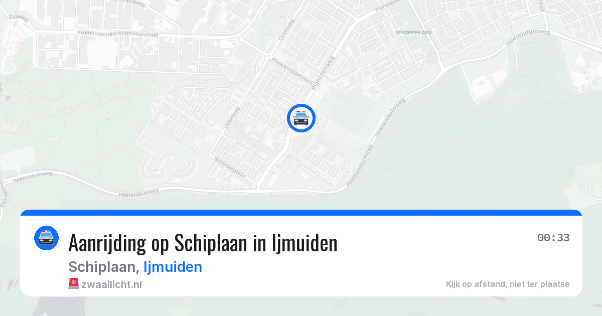 Aanrijding op Schiplaan in Ijmuiden — 10 jun 2026