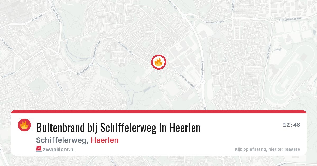 Buitenbrand bij Schiffelerweg in Heerlen — 30 jul 2026
