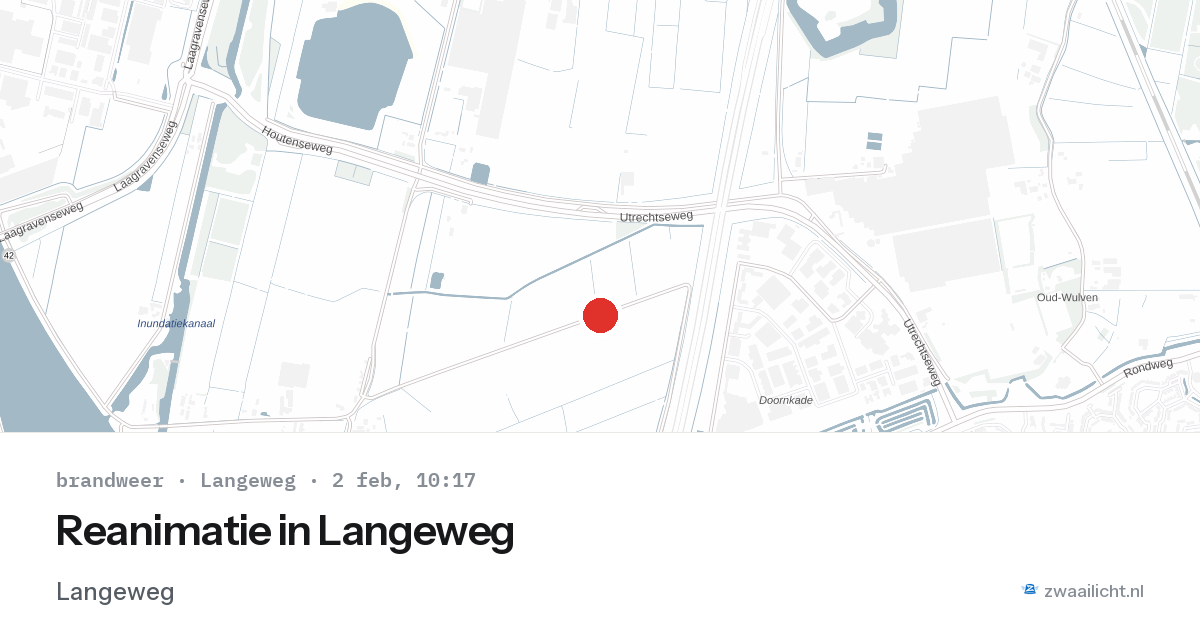 Reanimatie in Langeweg — 2 feb 2026