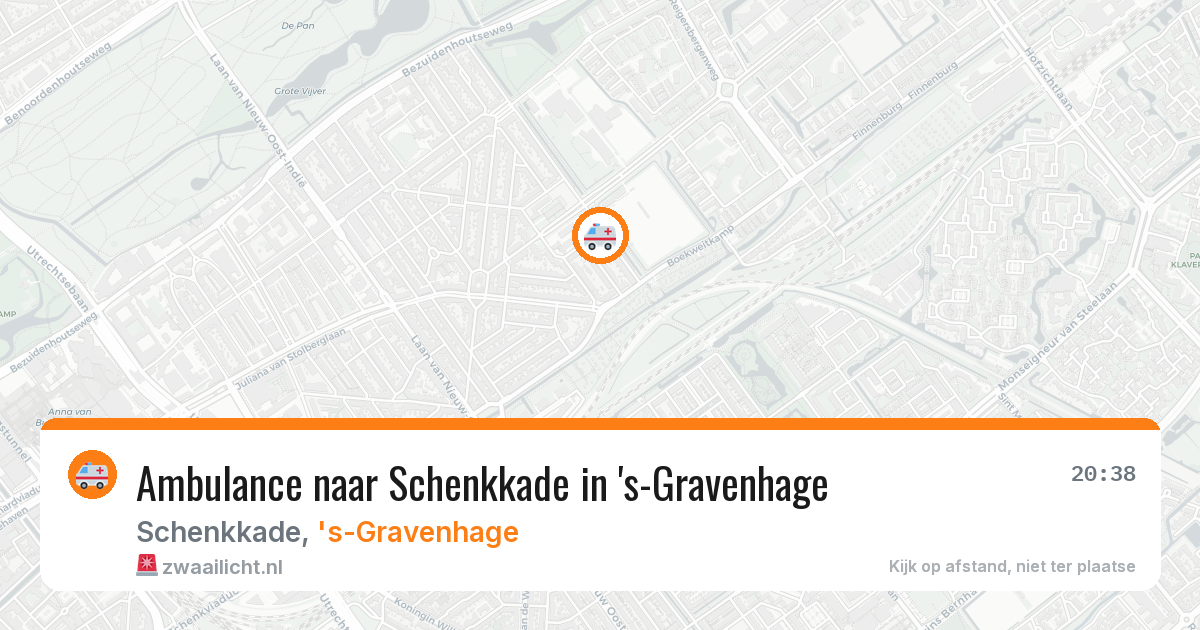 Ambulance naar Schenkkade in 's-Gravenhage — 22 mei 2026