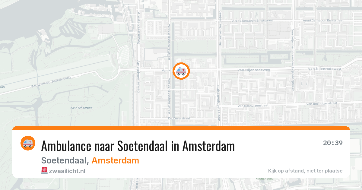 Ambulance naar Soetendaal in Amsterdam — 12 feb 2026
