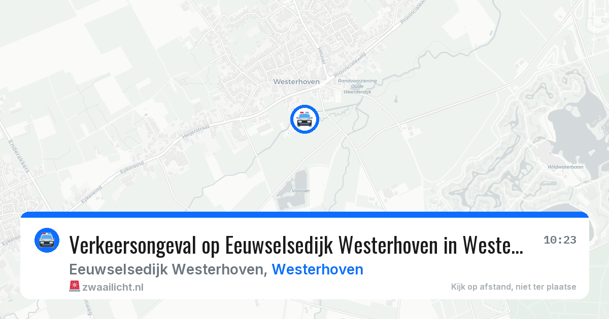 Verkeersongeval op Eeuwselsedijk Westerhoven in Westerhoven — 30 mei 2026