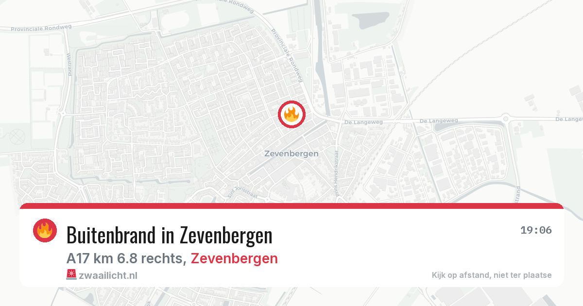 Buitenbrand in Zevenbergen — 18 jun 2026