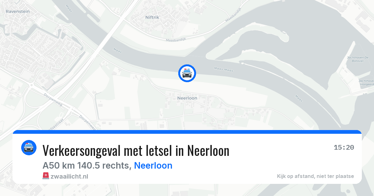 Verkeersongeval met letsel in Neerloon — 20 jan 2026