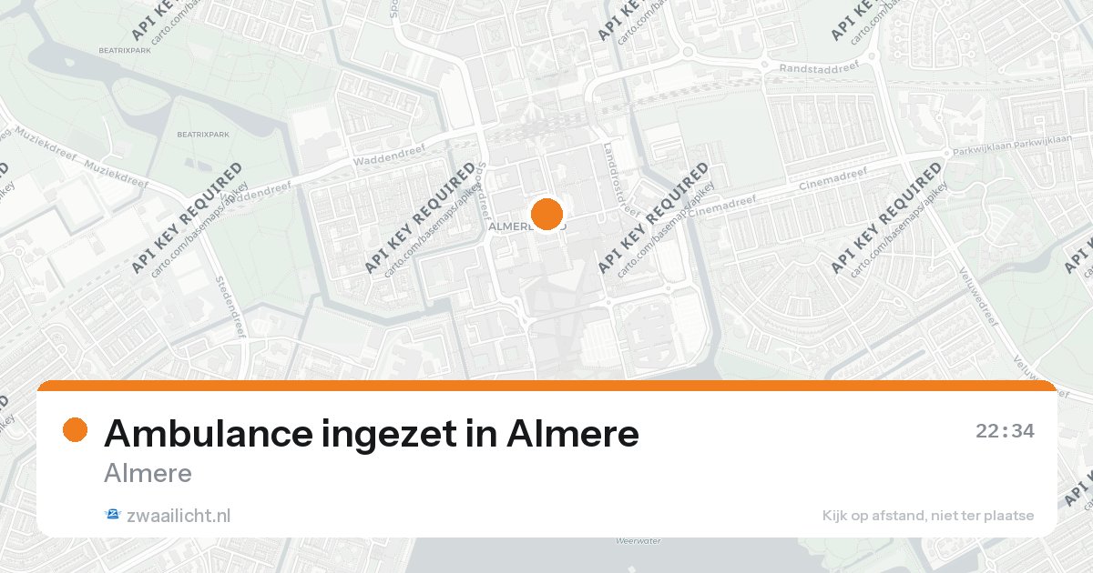 Ambulance ingezet in Almere — 31 jan 2026