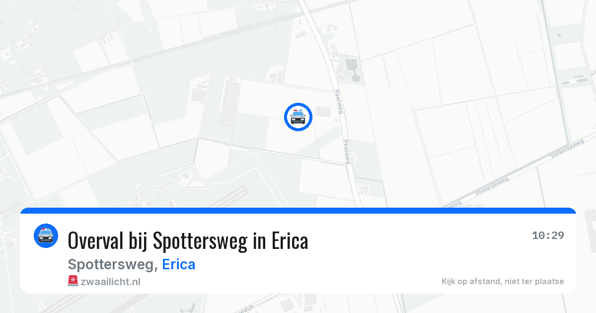 Overval bij Spottersweg in Erica — 25 jun 2026