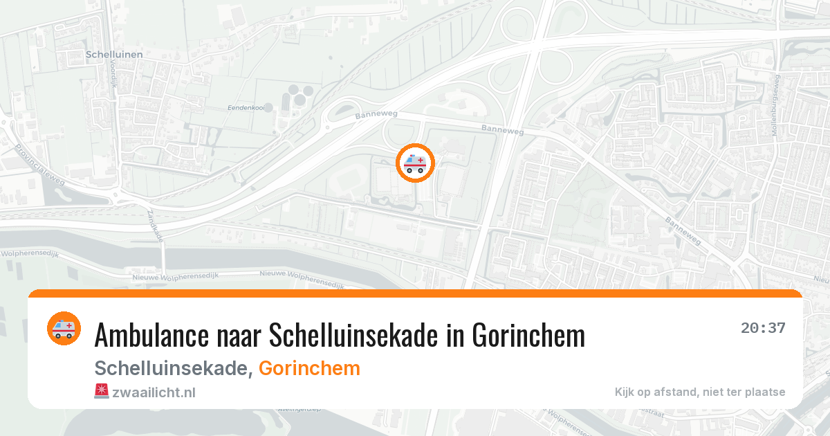 Ambulance naar Schelluinsekade in Gorinchem — 26 mei 2026