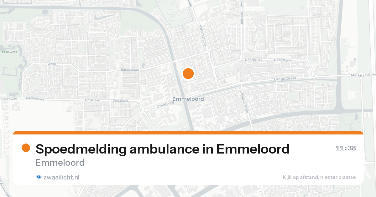 Spoedmelding ambulance in Emmeloord — 30 jan 2026