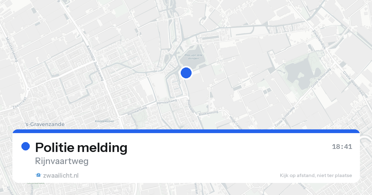 Politie melding — 25 mei 2026