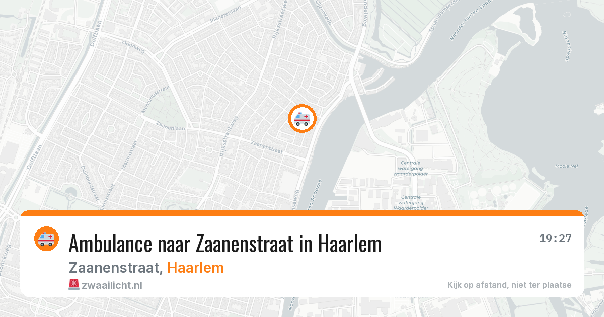 Ambulance naar Zaanenstraat in Haarlem — 4 aug 2026