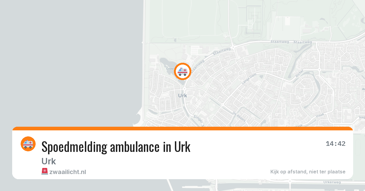 Spoedmelding ambulance in Urk — 10 apr 2026