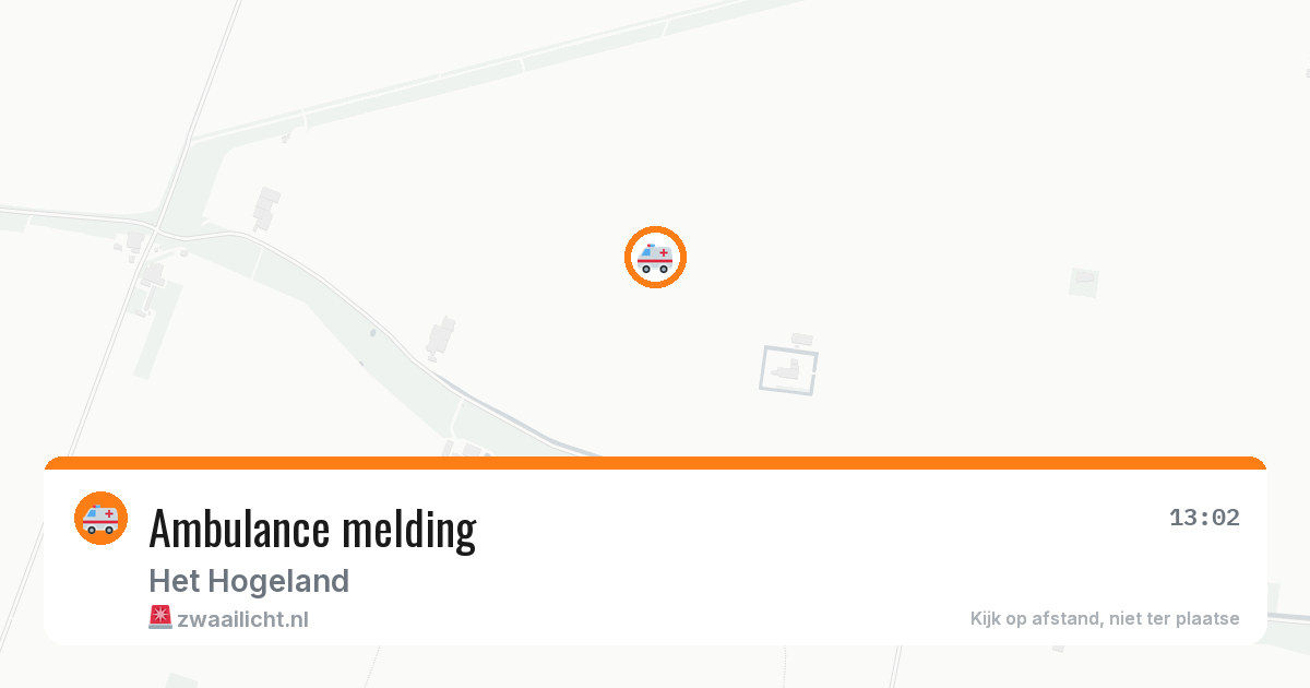 Ambulance melding — 12 jun 2026