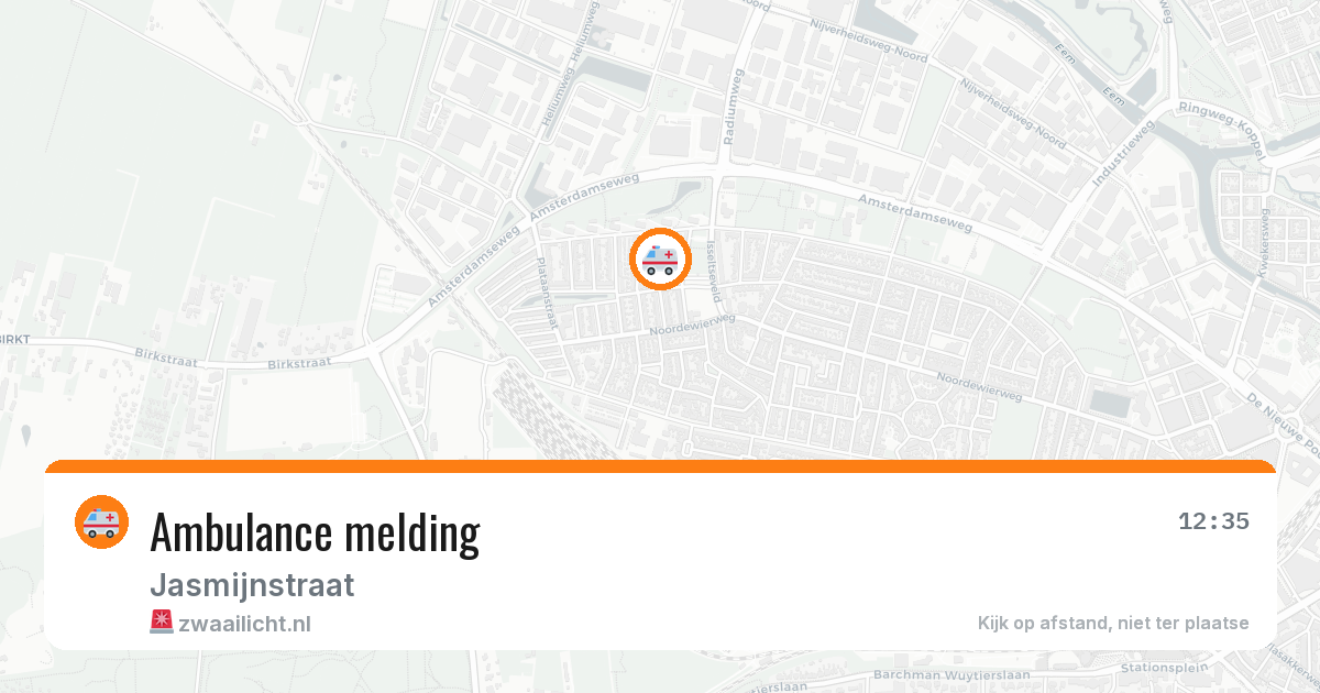 Ambulance melding — 16 jun 2026