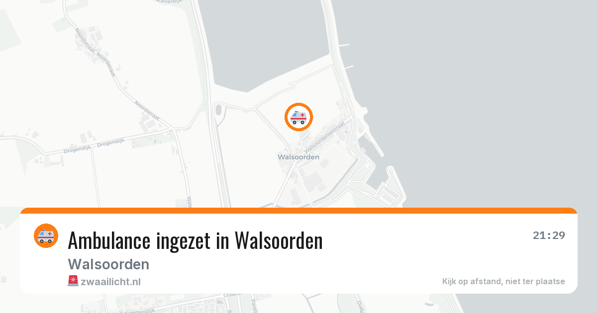 Ambulance ingezet in Walsoorden — 24 apr 2026