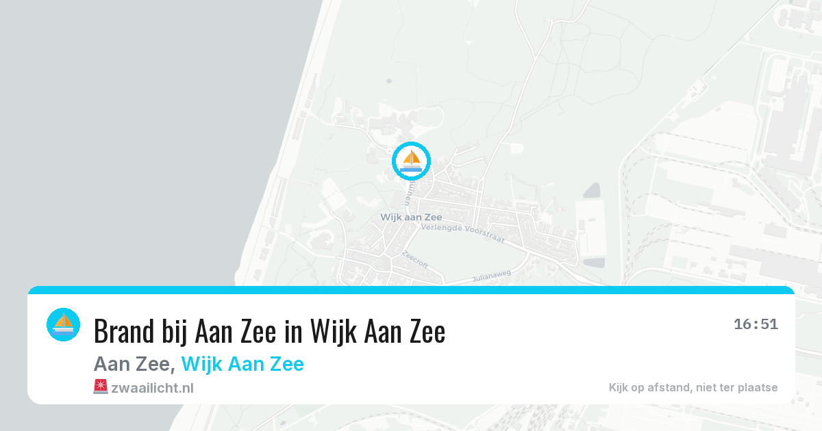 Brand bij Aan Zee in Wijk Aan Zee — 29 jul 2026