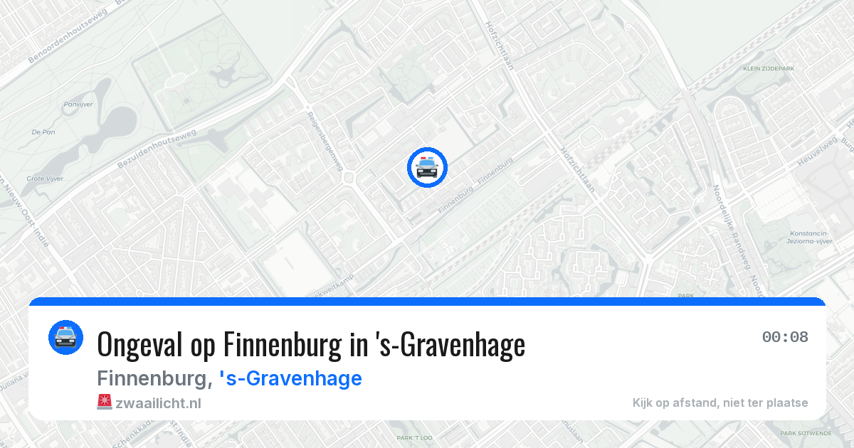 Ongeval op Finnenburg in 's-Gravenhage — 20 mrt 2026