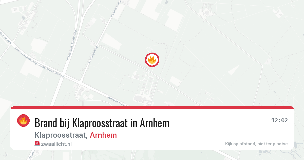 Brand bij Klaproosstraat in Arnhem — 29 jan 2026