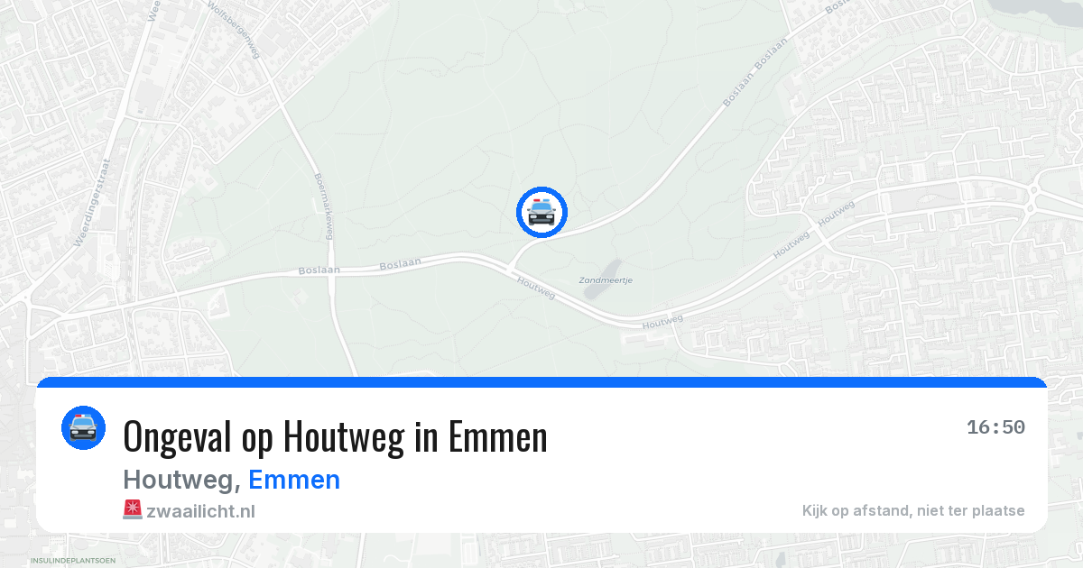 Ongeval op Houtweg in Emmen — 9 apr 2026