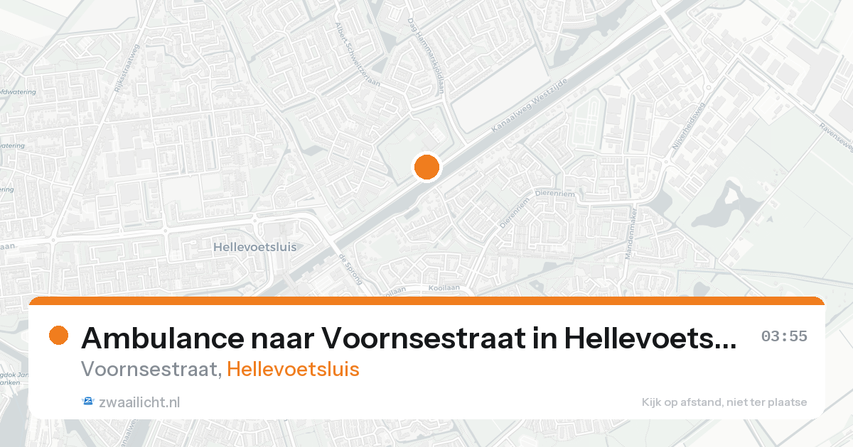 Ambulance naar Voornsestraat in Hellevoetsluis — 31 jan 2026