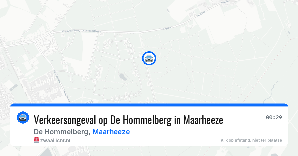 Verkeersongeval op De Hommelberg in Maarheeze — 2 aug 2026