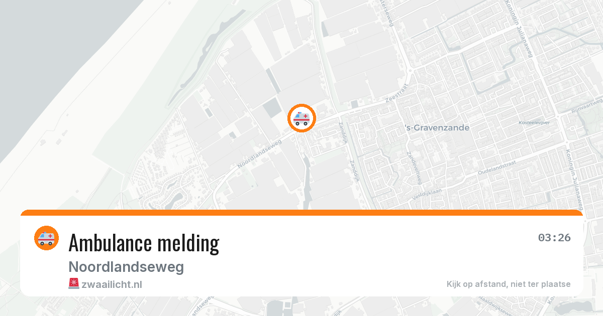 Ambulance melding — 28 jan 2026