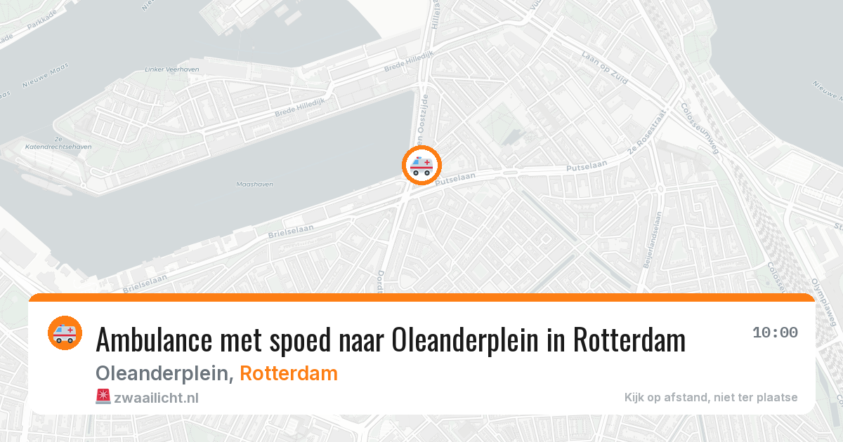 Ambulance met spoed naar Oleanderplein in Rotterdam — 4 jun 2026