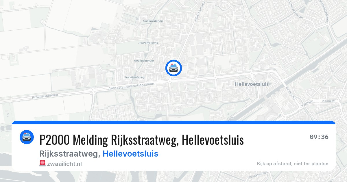 P2000 Melding Rijksstraatweg, Hellevoetsluis — 25 jun 2026