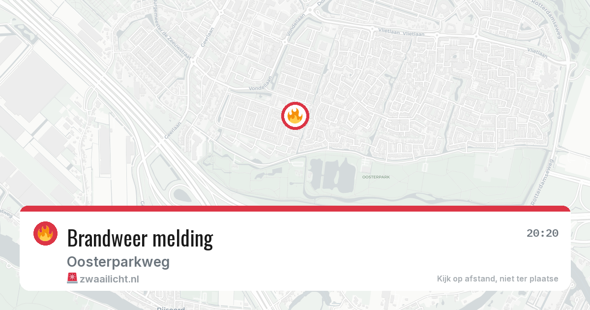 Brandweer melding — 30 apr 2026