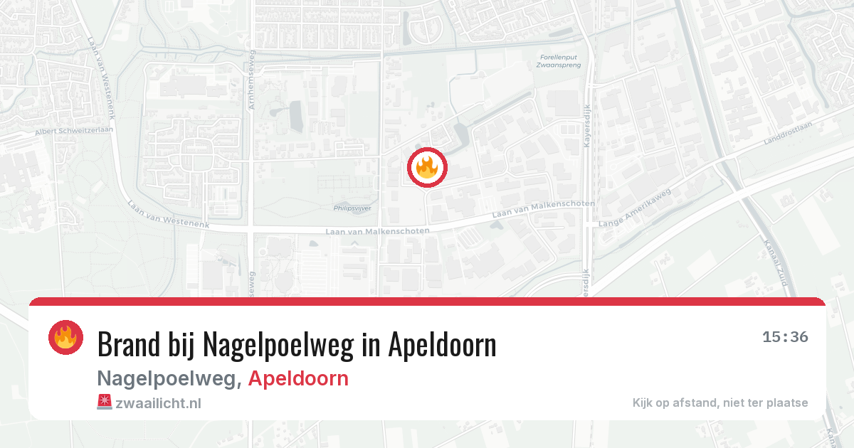 Brand bij Nagelpoelweg in Apeldoorn — 27 jun 2026