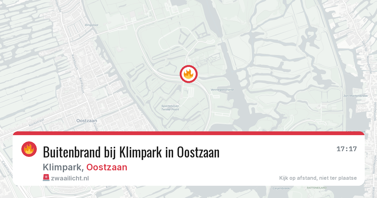 Buitenbrand bij Klimpark in Oostzaan — 5 jul 2026