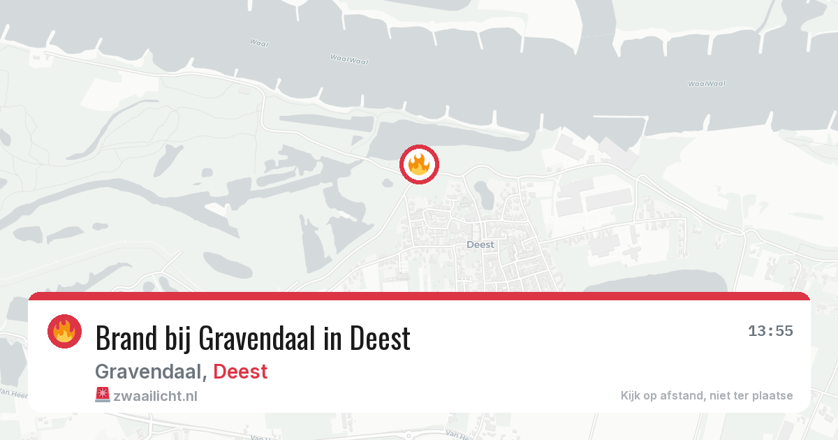 Brand bij Gravendaal in Deest — 27 jun 2026