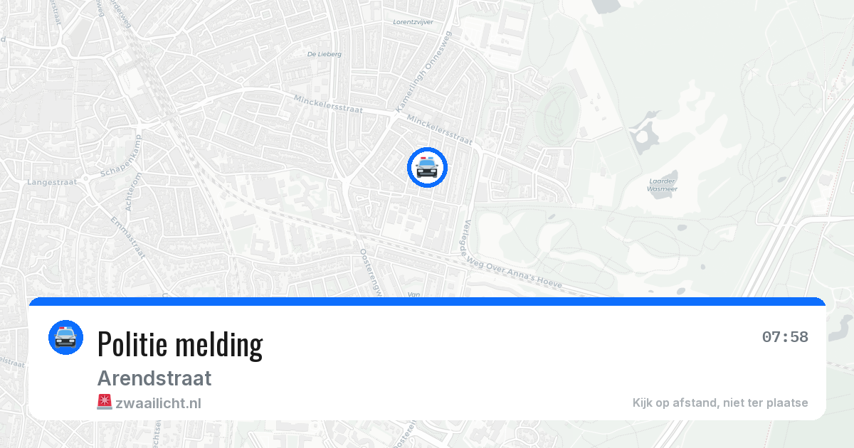 Politie melding — 25 jun 2026