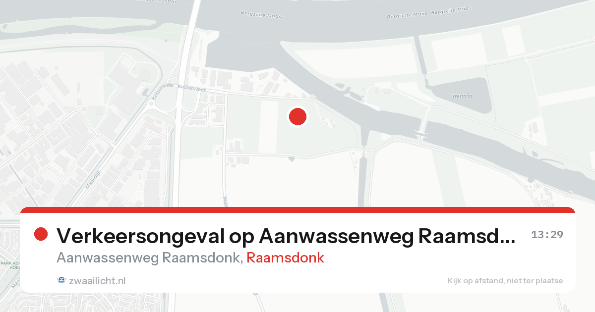 Verkeersongeval op Aanwassenweg Raamsdonk in Raamsdonk — 17 aug 2026
