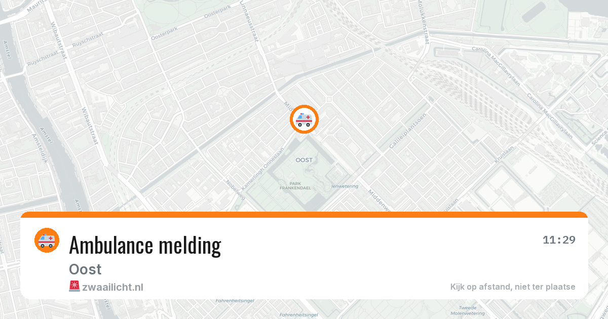 Ambulance melding — 21 jun 2026