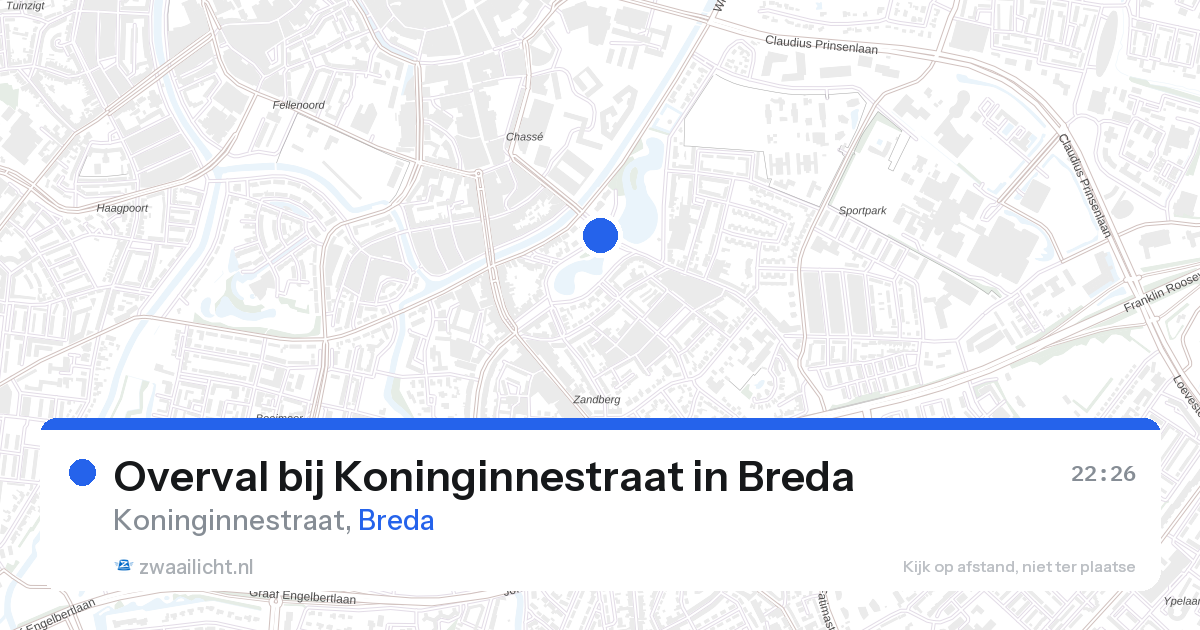 Overval bij Koninginnestraat in Breda — 28 aug 2026